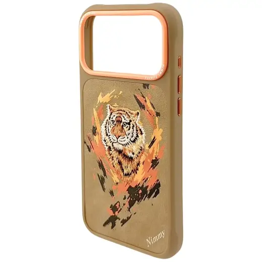Nimmy Tiger MagSafe case for iPhone 17 Pro Max light brown Photo