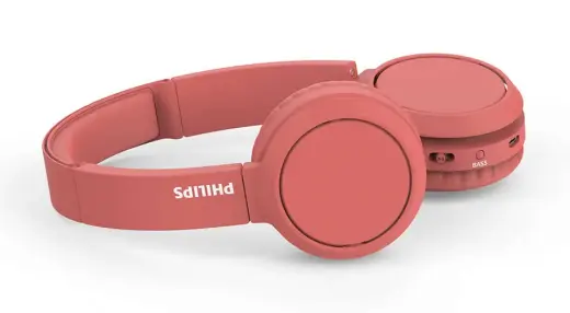 PHILIPS austiņas On-Ear ar Bluetooth, sarkanas Foto 4