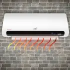 Air curtain LTC with ceramic heating element 1100|2200W with remote control Foto 4