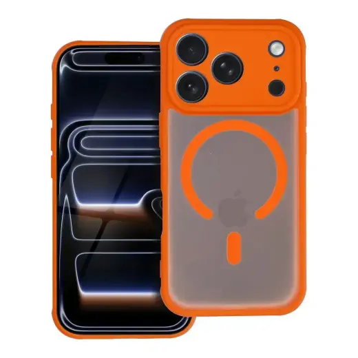 FULL MATTE MAG COVER phone case with MagSafe support for iPhone 16 Pro orange