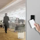 Qoltec Code lock MIMAS with RFID reader Code | Card | key fob | Doorbell button | IP68 | EM Foto 5