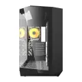 Darkflash Computer Case DY470 4 fans (black) — Foto 4