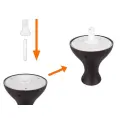Air Humidifier LTC, 4 colors illuminated, 130ml, dark wood Photo