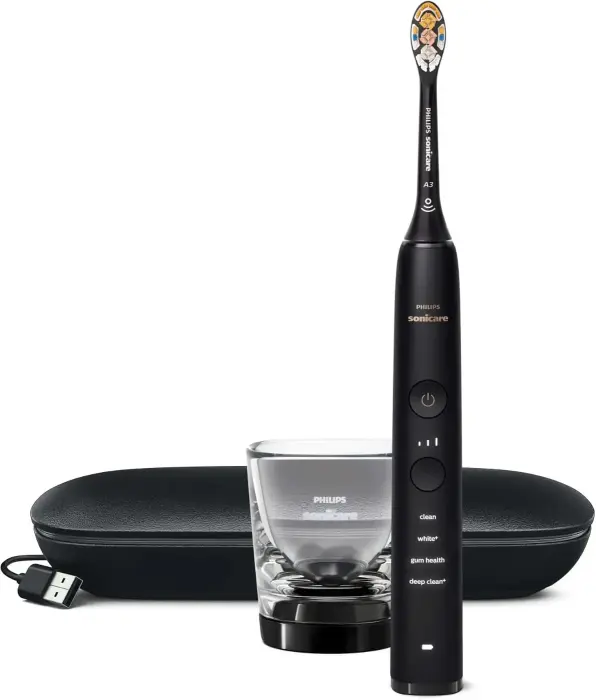 Sonicare zobu birste DiamondClean 9000 ar īpašu lietotni, melna