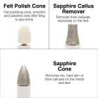 Rio Precision Pro Electric Nail File in White — Photo 6