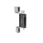 Devia card reader 2in1 EL239 USB/USB-C 2.0 black Foto 2