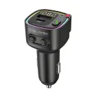 Blavec FM Transmitter Flash TR-02 MP3, Bluetooth - USB + Type C - PD 30W (TFMFTR02-B) black Фото num