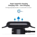 Choetech T319 MFI 5W wireless charger for Apple Watch + USB-C cable - black Foto 2