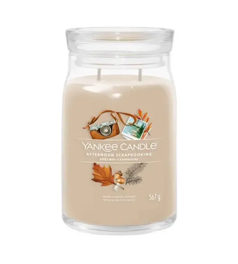Yankee Candle Afternoon Scrapbooking Signature Candle Large 567g Фото num