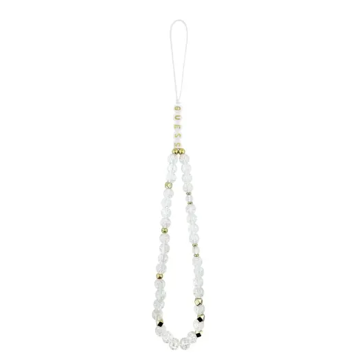 Guess IML Glitter Script Strap MagSafe Case for iPhone 17 Pro Max Transparent Foto 5