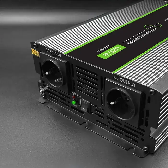 Qoltec Pure Sine Wave Inverter Monolith | 2000W | 4000W | 24V to 230V Foto 5