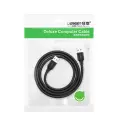 USB 2.0 M-M UGREEN kabelis US102, 0,5 m (melns) Foto 5