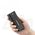 Rockbros 24310002001 bicycle light 850 lm with powerbank function + USB-C - USB-A cable - black Photo