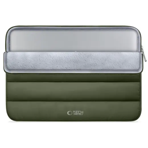 Tech-Protett Fluffy Laptop Bag 13-14 - Green Photo