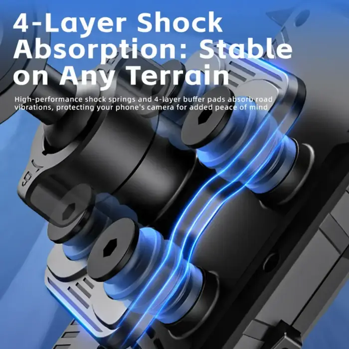 Blavec Uchwyt Rowerowy BV-04 Velo to handlebar with shock absorbtion (BV04-SAHB) black Photo