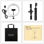 Tripod Mount Puluz with 26cm LED Ring Vlogging 1,1m  PKT3070B Фото num