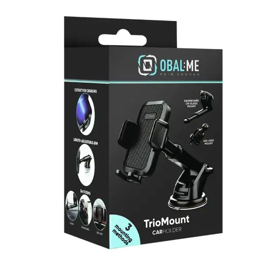 OBAL:ME TrioMount Car Holder Black Photo
