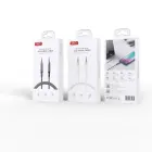 XO cable audio NB-R279C jack 3,5mm - jack 3,5mm 1,0m white Foto 2