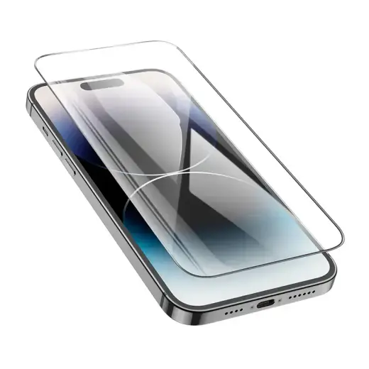 Borofone Tempered glass BF6 Diamond Armor Full Screen HD for Iphone 15 Pro - 10 pieces Foto 5