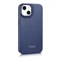 iCarer CE Premium Leather Folio Case iPhone 14 Plus Magnetic Flip Leather Folio Case MagSafe Blue (WMI14220715-BU) — Photo 26