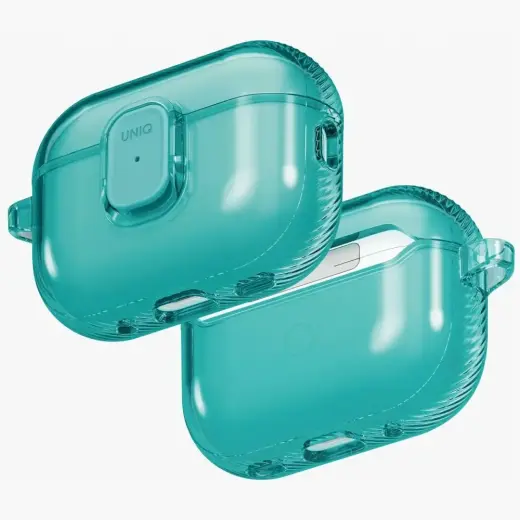 Case UNIQ Glase Pro for AirPods Pro 3     Lock Case turquoise