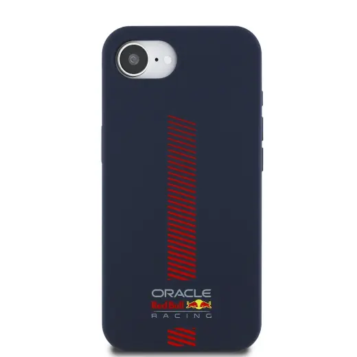 Red Bull Silicone Powerbar phone case for iPhone 16e blue with MagSafe support Photo