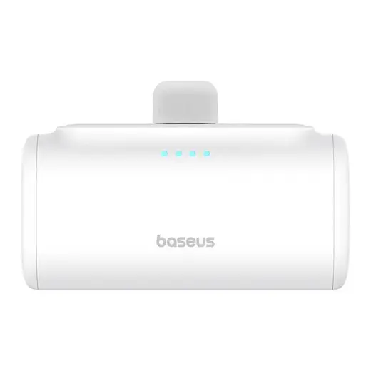 Baseus Compact IP external battery (powerbank) | 5000 mAh | 20W | USB-C, Lightning | white Photo