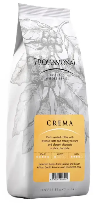 Coffee beans PROFESSIONAL CREMA, 1 kg