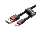 Baseus Cafule CATKLF-U91 USB-C charging cable 3A | PD | QC 3.0 | 300 cm black Photo