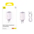 Baseus GAN6 Pro Fast Charger, 2xUSB-C + 2xUSB, 65W (purple) Foto 4