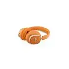 Guess Rectangle Metal Script Logo ENC Wireless Headphone Orange — Foto 9