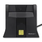 Qoltec Smart ID chip card reader SCR-0643|USB 2.0 + USB-C Adapter Foto 4