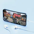 QCY LH1 In-Ear Wired Headphones with Remote and Microphone 1.15m - White Foto 7