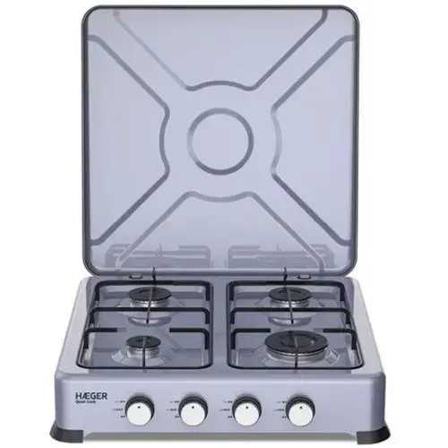 Haeger GC-04E.023A Quad Cook Настольная газовая плита 4 конфорки Фото num