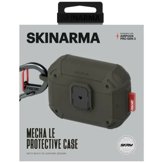 Case Skinarma Mecha LE for AirPods Pro 3 forest Foto 4