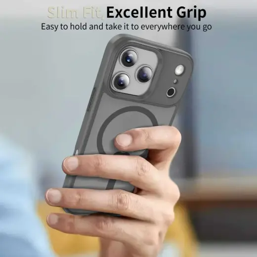 TECH-PROTECT MAGMAT MAGSAFE IPHONE 17 PRO MAX MATTE CRAYON GREY Foto 7