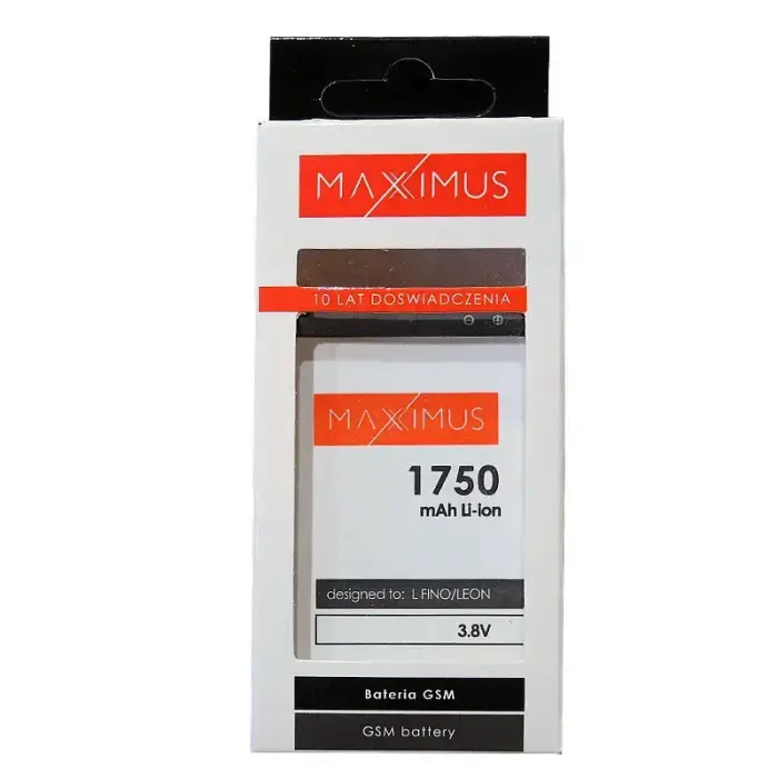 BATTERY MAXXIMUS LG FINO / LEON 1750 mAh  BL-41ZH Фото num