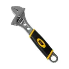 Регулируемый ключ с пластиковой рукояткой Deli Tools EDL30108, 8" (серебристый) Фото num