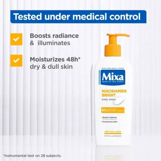 Mixa Niacinamide Bright Body Butter with Shea Butter 250 Ml Фото num