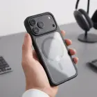 Tech-Protect MagOne CC maciņš ar MagSafe atbalstu telefonam iPhone 18 Pro Max | iPhone 17 Pro Max melns (komplektā aizsargstikls) — Foto 9