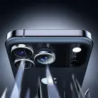 Rock Tempered glass Pure Series Camera Lens on camera for Iphone 17 Pro/17 Pro Max (lens 3 pieces) silver Foto 5