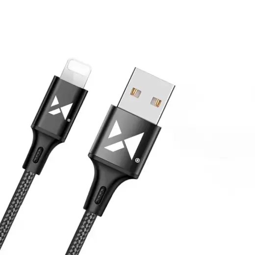 Wozinsky WUC-L1B data transfer and charging cable | USB-A to Lightning | 12W | 1m | black Photo