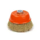 Polax kausa birste ar vītni leņķa slīpmašīnām M14 | 100 mm Foto 3