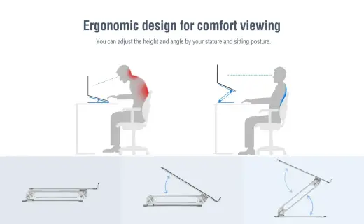 Nillkin ProDesk Adjustable Laptop Stand Grey Фото num