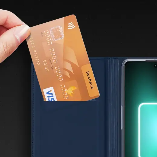 Dux Ducis Skin Pro Case For Realme GT Neo 5 | Realme GT3 Flip Cover Card Wallet Stand Black Фото num