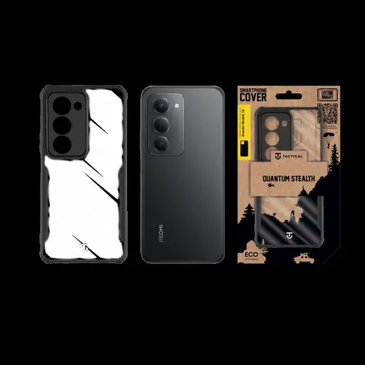 Tactical Quantum Stealth Cover for Xiaomi Redmi 15 Clear|Black Foto 2