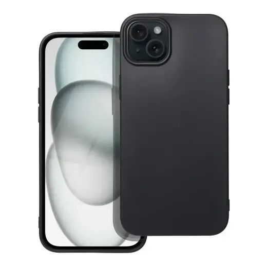 Soft phone case for iPhone 15 Plus black