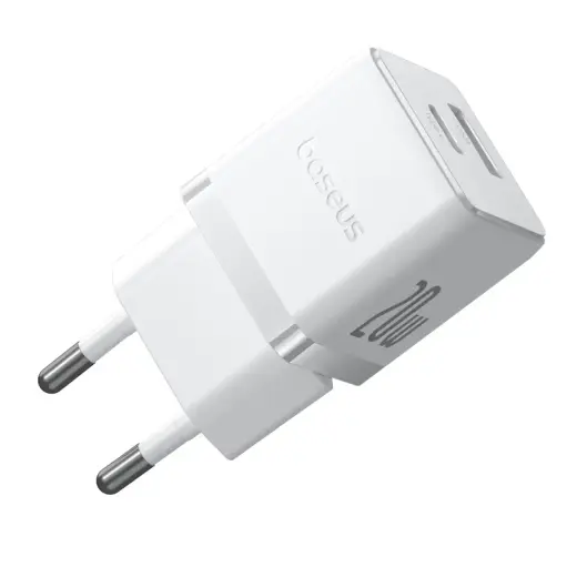 Baseus Palm 20W USB-C USB-A Wall Charger - White Фото num