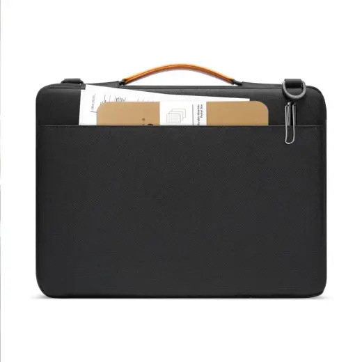 Tech-Protect Defender Bag for Laptop 13-14 - Black and Orange Фото num