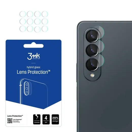 3mk Lens Protectionâ¢ hybrid camera glass for Samsung Galaxy Z Fold 4 (front) Фото num